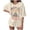 Z1 Beige, variant on Trendfront Womens Summer Crew Neck Short Sleeve Tops Oversized Western Cowboy Graphic Tees Pattern Printed Retro Style T-Shirts