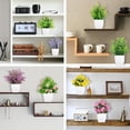 thumbnail image 2 of Fake Plants Mini Potted Artificial Plants, 8 Pack Artificial Eucalyptus Plants Small Houseplants Greenery in Black Round Pot, Small Faux Plants Decor for Home Bathroom Office Farmhouse Desk Shelf, 2 of 5