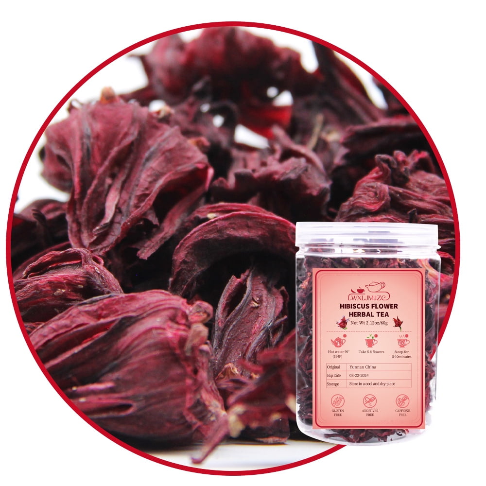 60g/0.13lbs Dried Hibiscus Flowers Tea Natural Hibiscus Herbal Tea Hibiscus Flower Herbal Tea