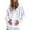 White, variant on CHUMUD Women's Drawstring Hoodies Casual Long Sleeve Hooed Sweatshirts Pullover 2025 New Outfits Comfy Solid Fall Tops