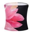 thumbnail image 5 of FYEGRE Strapless Tube Tops for Women Summer Y2K Floral Bandeau Cute Crop Tops Trendy Sleeveless Going Out Outfits Black L, 5 of 8