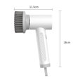 thumbnail image 4 of Cepillo de limpieza eléctrico, depurador de baño de para piso, cocina, ventana, plato Blanco perfecl Fregadora giratoria eléctrica, 4 of 8