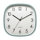 thumbnail image 1 of Matsuzay Reloj de pared de moda para el hogar, relojes silenciosos para sala de estar, reloj de escritorio cuadrado, decoración, relojes Decoración del hogar Azul 12 pulgadas, 1 of 6