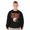 thumbnail image 4 of Cincinnati Football Helmet Fan Graphic Pullover Crewneck Sweatshirt Brisco Brands S, 4 of 6
