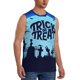thumbnail image 2 of Balery Halloween Trick Or Treat Camisetas sin mangas para hombre, absorbe la humedad y protege contra el mal olor.-X-Large, 2 of 7
