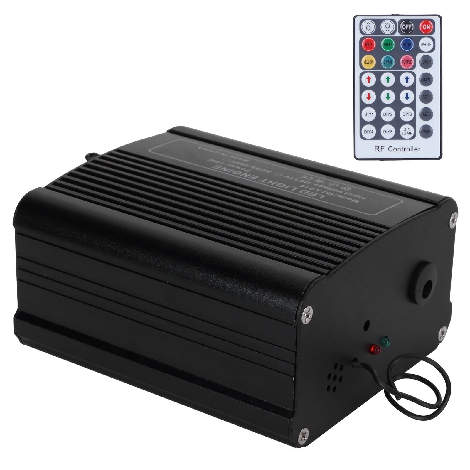 Household Organizer Source Optical Fiber Light Engine Driver 16W RGBW Ceiling Light Source with Remote Controller 12V