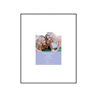 Mainstays 11x14 Matted to 8x10 Front Loading Tabletop Picture Frame, Black  
