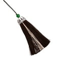 thumbnail image 1 of Bewildely Llavero con borlas, colgante colgante ligero resistente al agua, llavero duradero, llavero con cordón, accesorios para automóviles, Artesanía Café oscuro Bewildely HA073982-08, 1 of 1