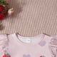 thumbnail image 4 of Peleles para niña, mono de manga larga con estampado de fresas para bebé, ropa para gatear, mono para niños, 4 of 7