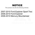 thumbnail image 2 of TOR Front Rear Suspension Stabilizer Bar Link Kit for Car Ford Explorer Sport Trac Mercury Mountaineer - Left Right Side (Driver Passenger) KTR-103281, 2 of 2