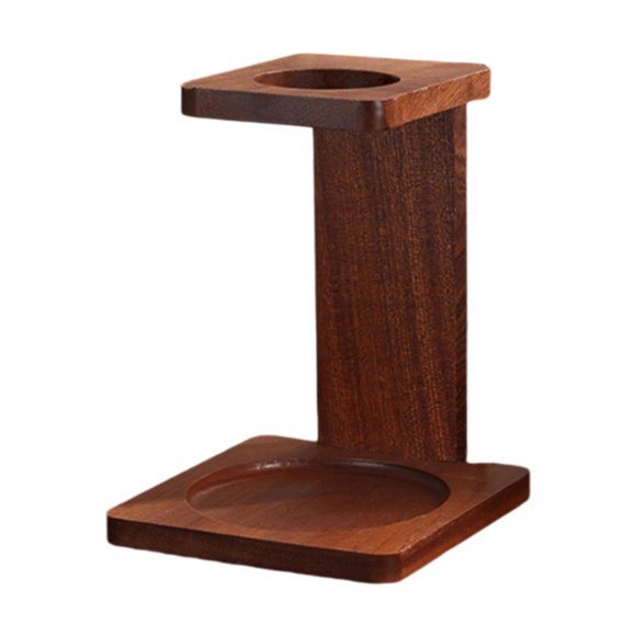 Soporte para bandeja de café, soporte para gotero de café, madera, clásico, único, para verter café Estilo B