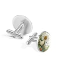 thumbnail image 3 of Snail Elegant Stainless Steel Cufflink Set for Formal Attire - for Weddings and Business Meetings, 3 of 6