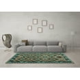 thumbnail image 3 of Ahgly Company Indoor Rectangle Oriental Light Blue Traditional Area Rugs, 2' x 3', 3 of 4