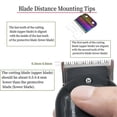 thumbnail image 3 of For 8148 8504 Professional Adjustable Clippers Blades Precision 2 Holes Adjustable Hair Clipper Parts Blade D, 3 of 5