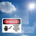 thumbnail image 6 of (2 Pack) Electrical Hazard Authorized Personnel Only OSHA Danger Sign, 6 of 7