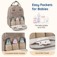 thumbnail image 4 of Mochila Expandible Mommore 31L para Pañales para Gemelos, 4 of 6