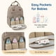 thumbnail image 4 of Bolsa de pañales mommore, ampliable, grande, para 2 niños o gemelos, 4 of 6