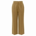 thumbnail image 4 of Kelon Women's Casual Pants, Women Cotton Linen Wide Leg Pants High Waisted Spring Summer 2026 Business Casual Outfits Slacks Trousers Dressy Palazzo Pants Pockets, 2XL, 4 of 6