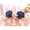 thumbnail image 4 of Escultura QINJIEJIE Elefante de sodalita azul 4x3x2 cm 30g, 4 of 6