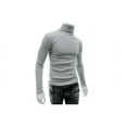 thumbnail image 2 of Biekopu Autumn Men's Warm Sweater Turtleneck Sweater Fashion Tide Models Fitted Pullovers, 2 of 3
