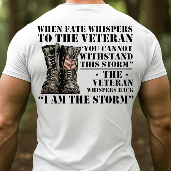 Trenditee I Am The Storm Veteran T-Shirt