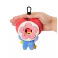 thumbnail image 2 of Soft BT21 TATA Keychain Stuffed Doll - Collectible Fun - Delightful Cuteness - Blue 3.9 Inches, 2 of 6