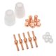 thumbnail image 5 of de consumibles de de aire 17x 40A, accesorios, punta de boquilla, electrodo, taza de cerámica, herramientas de de Gas Sharpla Corte por plasma extendido 40A, 5 of 7