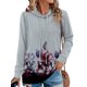 thumbnail image 2 of Sudaderas con capucha Onlypuff FloGray para mujer, sudadera con capucha anudada 3XL, 2 of 5
