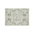 thumbnail image 4 of Better Trends 17" x 24" Bathroom Rugs 100% Cotton Soft Water Absorbent Non Slip Bath Mat Machine Washable Rug (Sage) Medallion Collection, 4 of 6