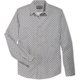 thumbnail image 1 of American Rag Severin Geo-Print Button Up Shirt para hombre, gris, pequeño, 1 of 1