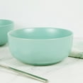 thumbnail image 4 of Mainstays Alessandra Mint Stoneware Cereal Bowl, 4 of 6