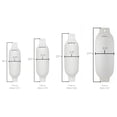 thumbnail image 7 of Extreme Max 3006.8529.4 BoatTector Inflatable Fender Value 4-Pack - 10" x 30", White, 7 of 7