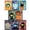 Halloween, variant on Wrapables Make Your Own Halloween Stickers, DIY Make a Face Sticker Sheets, Halloween Crafts and Activities, Party Favors (24 Sheets)