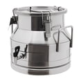 thumbnail image 5 of Stainless Steel Milk Can with Faucet 3 Gallon Milk Canister Transport Storage Canister Can Milk Bucket Heavy Duty Wine Pail Liquid Storage Silicone Seal, 5 of 12