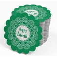 thumbnail image 4 of Inkdotpot Real Silver Foil Happy Diwali Tags Favor Hang Paper Tags 100 Piece, 4 of 6