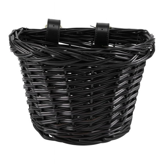 Wicker Bicycle Basket with Straps for 12-16 Inch Cruiser/City Bikes Children's Bicycle