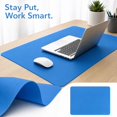 thumbnail image 2 of Silicone Non-Slip Desk Pad - (Sky Blue) 15.7x11.8in Rectangular Table Mat, Heat-Resistant Mouse Pad for Home Office, Waterproof Writing Mat for Laptop Keyboard, 2 of 5