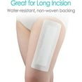 thumbnail image 2 of 10 Pcs Waterproof Adhesive Island Dressing 4"x10" for Post Knee Replacement Hip Surgery Shower Protector Bandage Surgical Incision Wounds Cover Breathable Bordered Gauze, 2 of 7