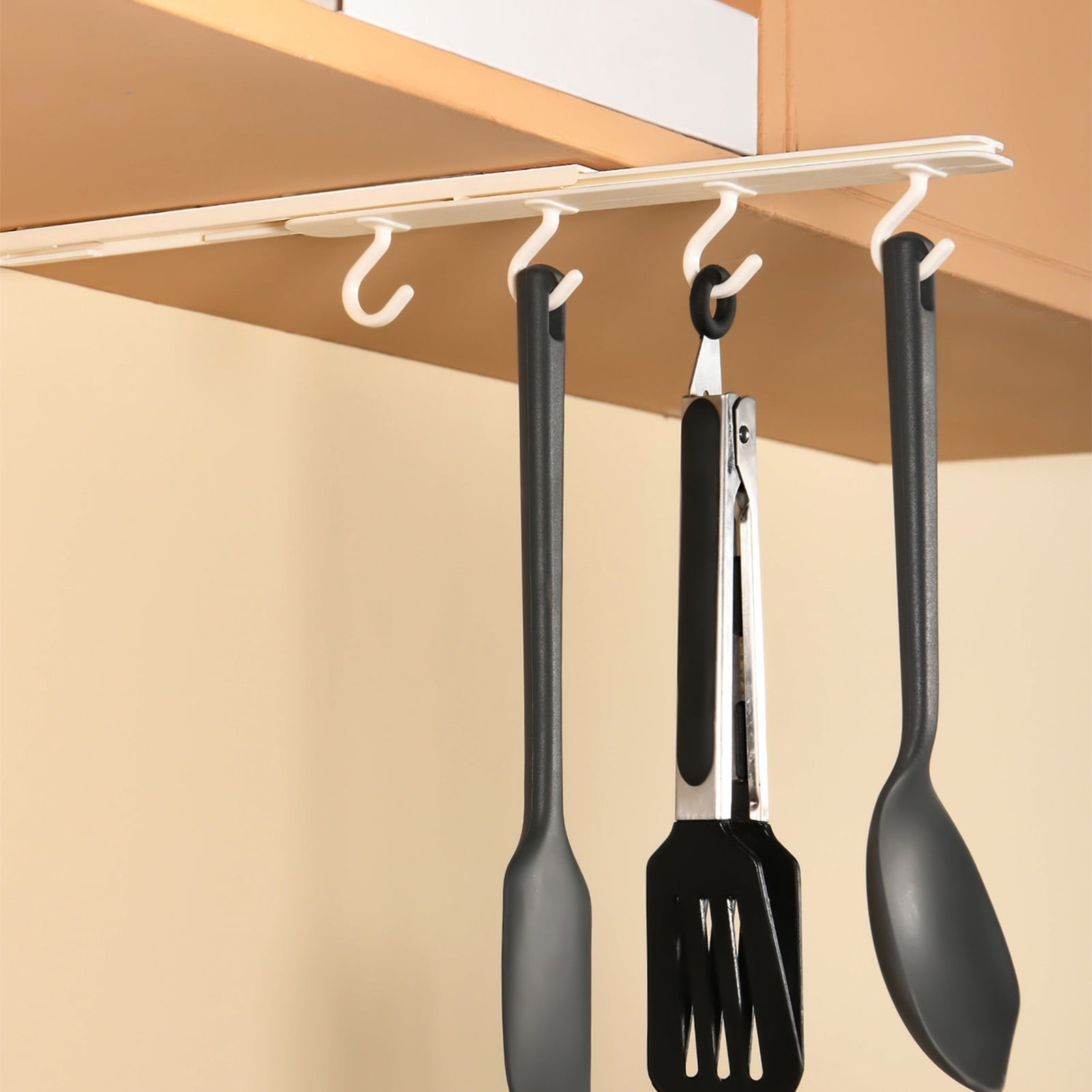 Mittory Double-sided Adhesive Wall Hooks Storage Tools Wall Mounted Hooks  for Kitchen 