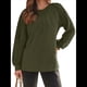 thumbnail image 2 of Camisas de Larga para Mujer, Blusas de Encaje, Ropa Informal de Negocios, Moda de Otoño, Blusas Tejidas Y2k Verde S, 2 of 8