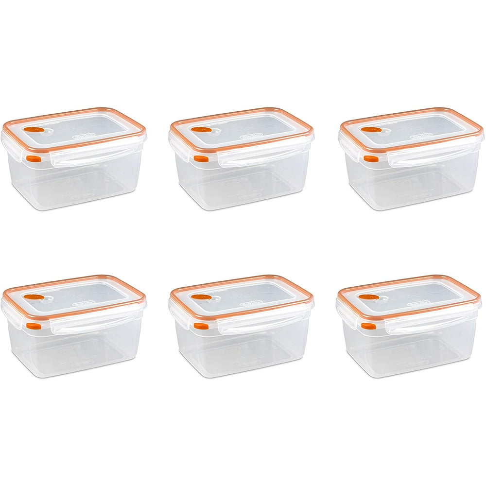 sterilite 03231106 ultra seal 12.0 cup food storage container, clear
