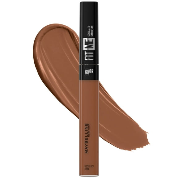 Maybelline Fit Me Liquid Concealer Makeup, Natural Coverage, Oil-Free, Cocoa, 0.23 fl oz