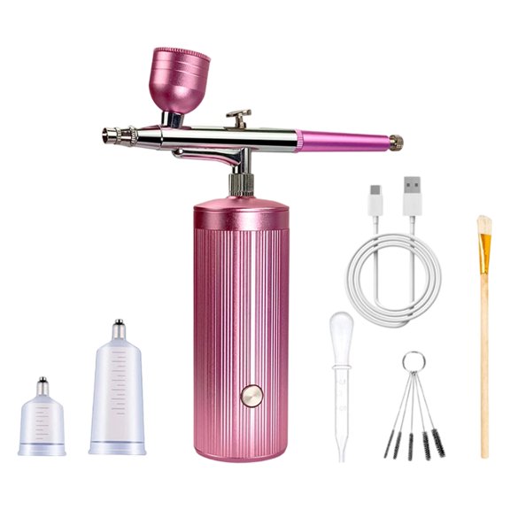 Rechargeable Air Brush Model Multipurpose Gravitational Feed Sprayer For Sprayer Makeup Art Craft Tattooing Cake