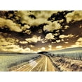 thumbnail image 2 of Eggers, Terry 18x15 Black Ornate Wood Framed with Double Matting Museum Art Print Titled - USA-Washington State-Palouse-Country backroad through spring crops, 2 of 4