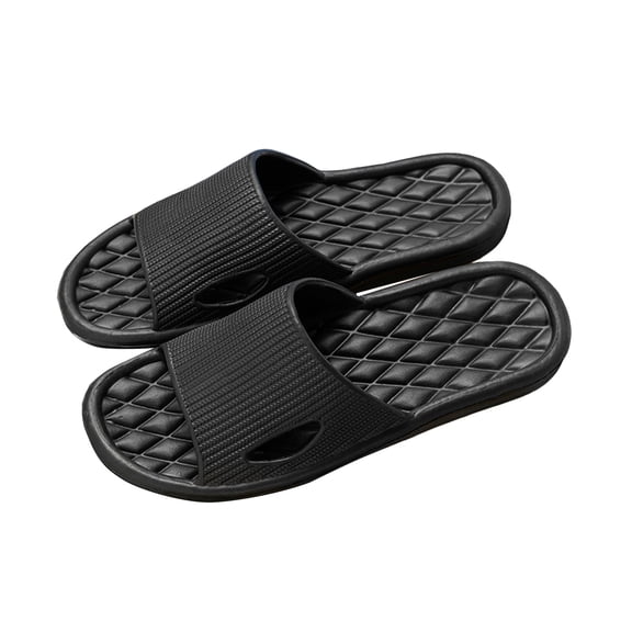 Rokment Bathroom Shower Slippers for Women Men Couples Lightweight EVA Quick-Dry Anti Slip Summer Indoor House Home Shoes