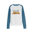 thumbnail image 6 of HOOJT Halloween Sweatshirts for Women Oversized Loose Long Sleeve Shirts Fall Round-Neck Blouses Cute Funny Printed Sweaters Crewneck Pullover Top Halloween Costumes, 6 of 8
