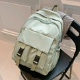 thumbnail image 1 of Sports Knapsack Large Capacity College Student Rucksack Nylon Simple Fashion Adjustable Strap Solid Color for Outdoor Sport, 1 of 7