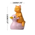 thumbnail image 2 of Guanhe Cat Garden Statue Outdoor Decorations Sculpture Art Table Decor Patio Lawn Yard Housewarming Christmas Gifts for Women Grandma Mom, 2 of 3
