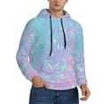 thumbnail image 2 of Salouo Fantasy Gradient Pattern Men's Fall Hoodie Sweatshirt,Sport Hoodie with Pockets for Men Pullover Casual Hooded Sweatshirt-X-Large, 2 of 7