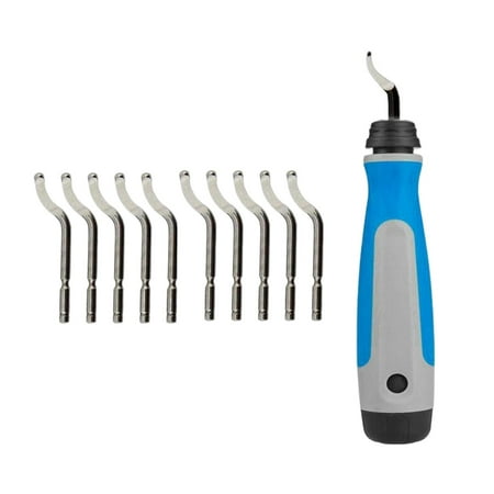 

Practical Ng8200 Deburring Tool Kit with 10PC blade Burr Removal Rotary Deburr blade Set